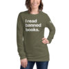 I Read Banned Books Long Sleeve Tee - Image 13