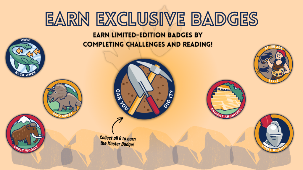 Image with each exclusive badge listed above.