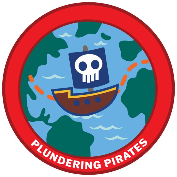 Plundering Pirates Badge